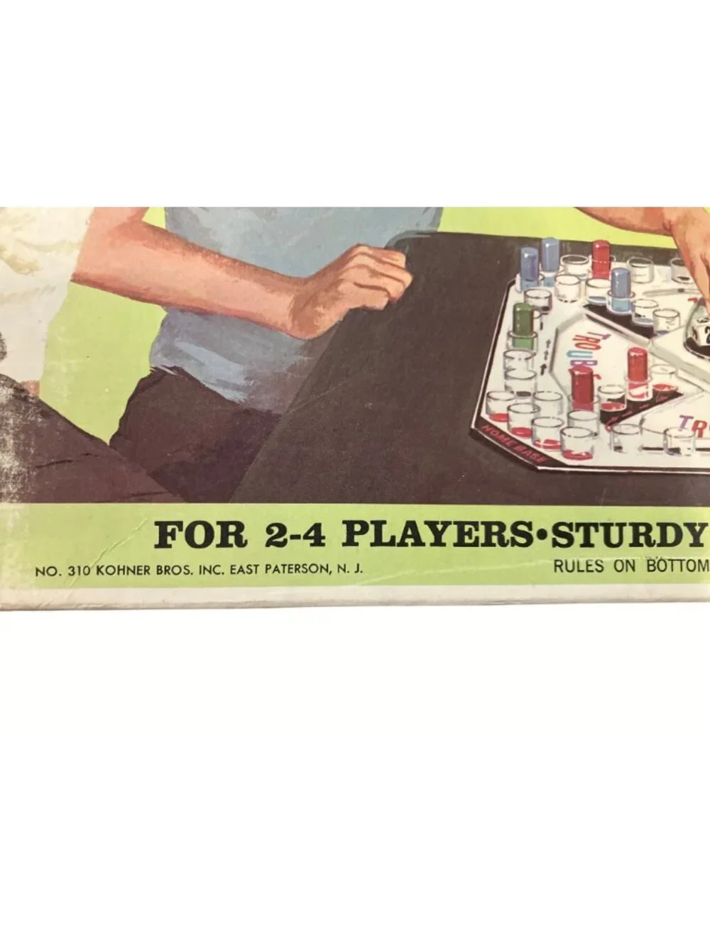 Trouble Board Game With Pop-O-Matic Dice Shaker Kohner Bros 1965 Complete Set